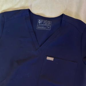 Figs top and bottom set Navy Blue